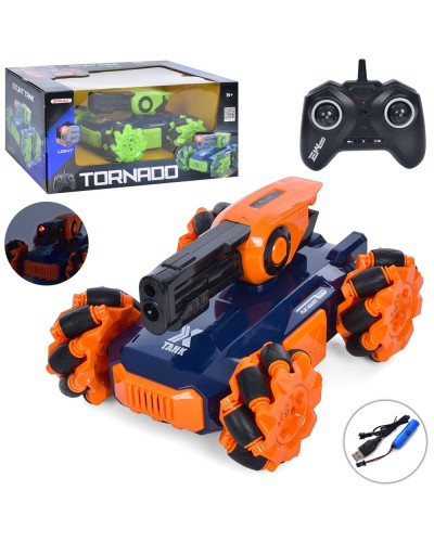 Машина 18 см р/к на акумуляторі 2.4G зі звуком, світлом, USB та роликовими колесами, в асортименті