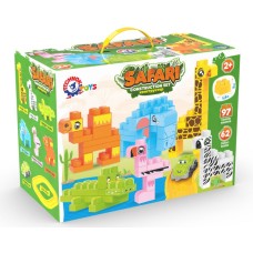 Конструктор «Сафарі» з 97 деталей та 62 наліпок, у коробці 37х27,5х20 см, ТМ Технок