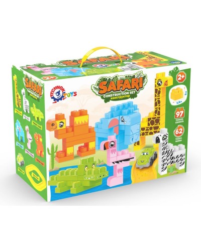 Конструктор «Сафарі» з 97 деталей та 62 наліпок, у коробці 37х27,5х20 см, ТМ Технок