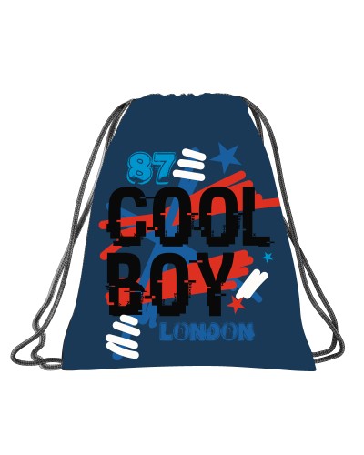 Сумка для взуття «Крутий хлопець» 46х33 см з затяжкою по колу, Hipe