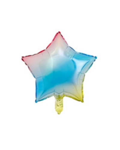 Фольговані кульки «Зірка» різнокольорові 46 см, ТМ Leader