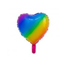 Фольговані кульки «Серце» 46 см різнокольорові, ТМ Leader