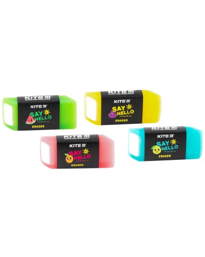 Гумка кольорова «Juicy», в асортименті, ТМ Kite