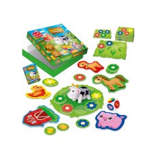 Гра настільна «Квіткова пригода» з фігуркою тваринки, у коробці 22х6х22 см, ТМ Vladi Toys