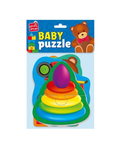 Бейбі пазли «Малюк зможе. Іграшки», ТМ Vladi Toys