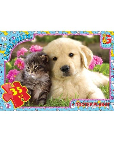 Пазли «Домашні улюбленці» на 35 елементів, ТМ G-Toys