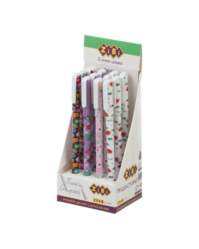 Ручка «Пиши-стирай» гелева 0,5 мм для дівчаток, KIDS Line