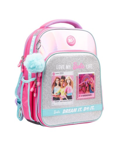 Рюкзак каркасний «Barbie», 39х29х15 см, S-78, ТМ YES
