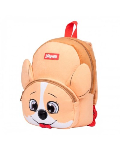 Рюкзак дитячий «Corgi», K-42, коричневий, 29х20х11 см, ТМ 1Вересня