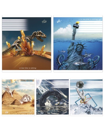 Зошит на 48 аркушів у клітинку «Нова ера», №2332, ТМ Brisk