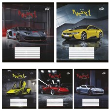 Зошит на 48 аркушів у лінію «Автомобiль», №2376, ТМ Brisk