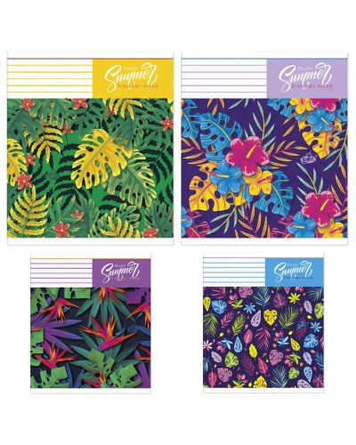 Зошит на 96 аркушів у клітинку «Тропічний настрій», №2320, ТМ Brisk