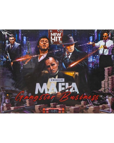 Настільна гра «MAFIA. Gangster Business. Premium» розважальна, у коробці 40х30х5 см, ТМ Данко Тойс