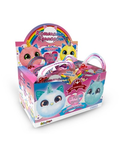 Колекційна іграшка-сюрприз «Doki Doki. Кошенята-єдинороги» 6 см, в асортименті, 12 шт у дисплеї 18х28х14 см