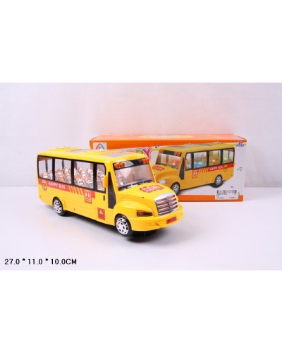 Автобус музичний зі світлом та звуком, у коробці 27х11х10 см