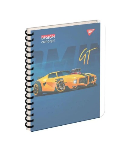 Зошит з роздільниками «Dezir concept», А5, 144 аркуші, клітинка, спіраль, пластик. обкл., ТМ YES