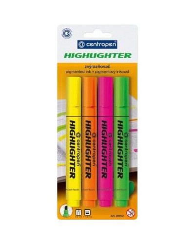 Набір маркерів «Fax», 4 шт., ТМ Centropen