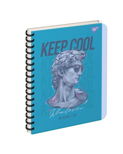 Зошит з роздільниками «Keep cool», А5, 144 аркуші, клітинка, спіраль, пластикова обкладинка, ТМ YES
