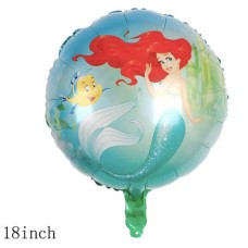 Кульки фольговані «Русалка», 46 см, таблетка