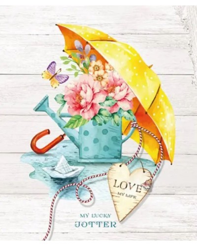 Блокнот 10,5х12,5 см на 64 аркуші у клітинку з твердою ламінованою обкладинкою, ТМ Мандарин