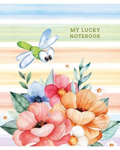 Блокнот 10,5х12,5 см на 64 аркуші у клітинку з твердою ламінованою обкладинкою, ТМ Мандарин