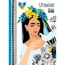 Блокнот А5 на 64 аркуші у клітинку з твердою ламінованою обкладинкою, ТМ Мандарин