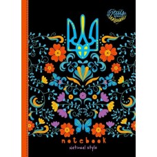 Блокнот А5 на 64 аркуші у клітинку з твердою ламінованою обкладинкою, ТМ Мандарин