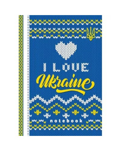 Блокнот 10,5х16,5 см на 64 аркуші у клітинку з твердою ламінованою обкладинкою, ТМ Мандарин