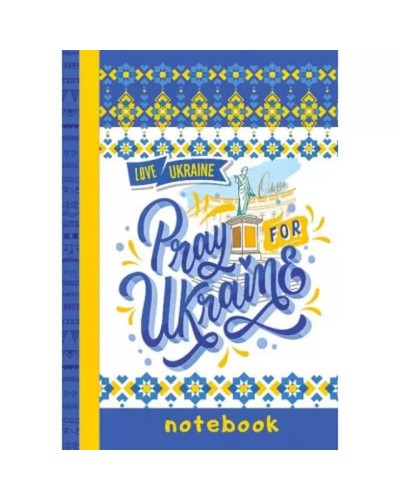 Блокнот 10,5х16,5 см на 64 аркуші у клітинку з твердою ламінованою обкладинкою, ТМ Мандарин