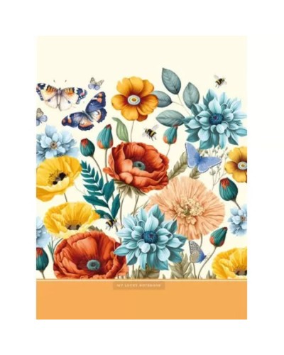 Блокнот, А5, 48 аркушів, клітинка, тверда палітурка, ламінована обкладинка, ТМ Мандарин