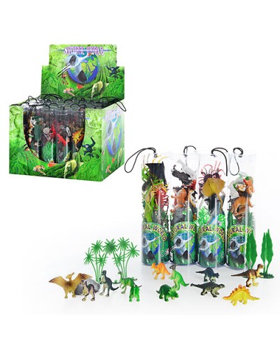 Набір тварин у колбі, з аксесуарами, в асортименті, 24 шт в дисплеї, 32х22х21,5 см