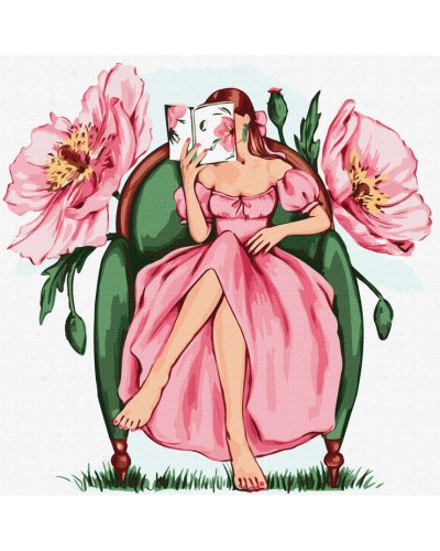 Картина за номерами «Квіткова гармонія» 40х40 см, ТМ Ідейка