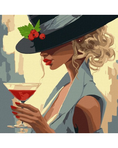 Картина за номерами «Космополітен» 40х40 см, ТМ Ідейка