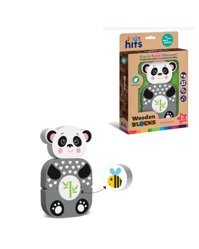 Пірамідка-сортер «Пандочка» з 4 деталей, у коробці 18,5х27,9х3 см