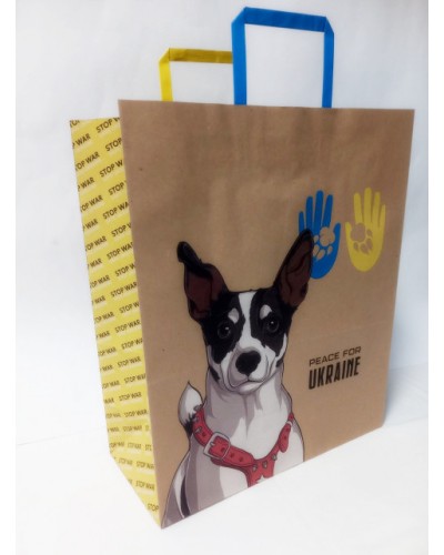 Пакет паперовий бурий 32х15х38 см, ТМ Мандарин