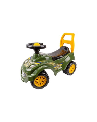 Машина для катання 67х46х29 см зелена з максимальним навантаженням до 20 см, ТМ Технок