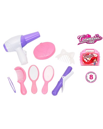 Косметичний набір з 8 предметів, у валізі 27х22,5х8,5 см, ТМ Технок