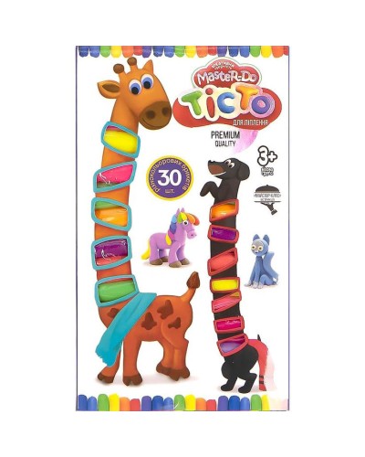 Набір тіста для ліплення «Master Do» на 30 кольорів, у коробці 28х15,5х2,5 см, ТМ Данко Тойс