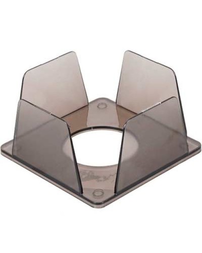 Бокс для паперу димчатий 90х90х45 мм, Bokskip