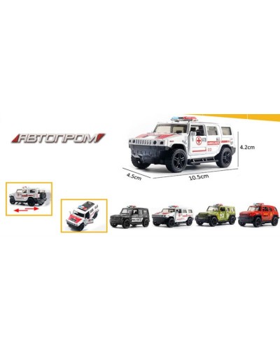 Машина 11 см 1:32 металева з дверима що відкриваються, в асортименті, у коробці 16,5х7,5х7,5 см, АВТОПРОМ