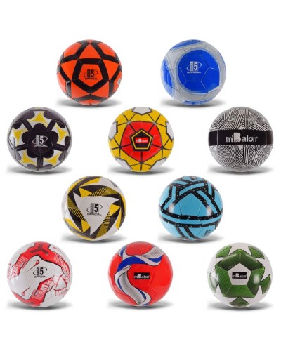 М'яч футбольний №5 з PVC вагою 270 г, в асотименті