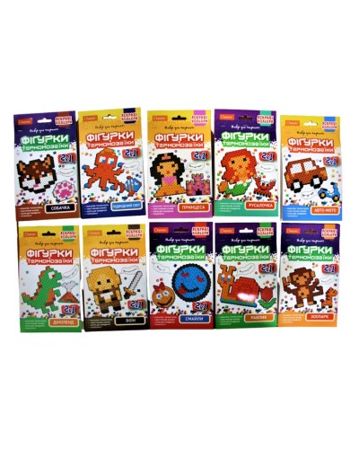 Набір для творчості «Фігурки з термомозаїки 2 в 1», яскраві кольори, в асортименті