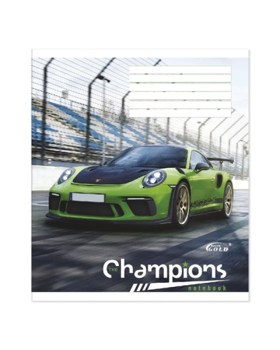 Зошит на 18 аркушів у лінію «Мікс Хлопчики», №3303, ТМ Gold Brisk