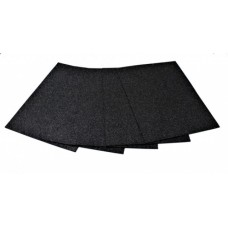 Набір кольорового паперу з глітером А4 з 3 аркушів, чорний, ТМ Мандарин