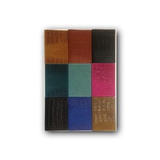 Обкладинка на паспорт «Крокодил» зі шкіри, 135х100 мм