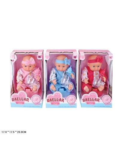 Пупс, п'є, пісеє, пляшечка, горщик, в асортименті, в коробці 17х17,5х28 см