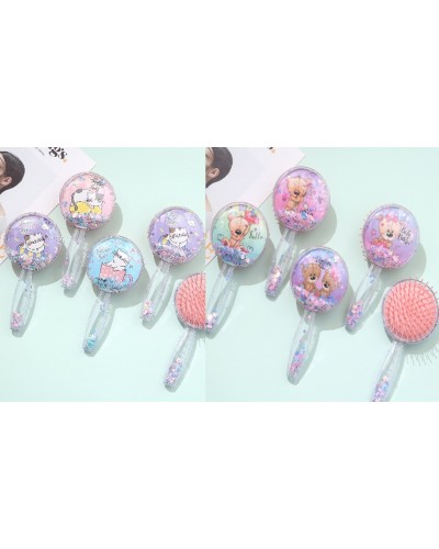 Гребінець з блискітками, в асортименті