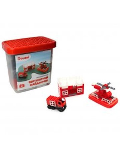 Конструктор «Вертолітний майданчик» на 86 деталей, в пластиковому боксі, ТМ Долоні