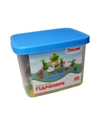 Конструктор «Гідропарк» на 219 деталей у пластиковому боксі, ТМ Долоні