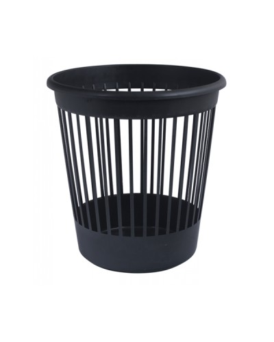 Кошик круглий, пластиковий, чорний, 10 л, Арника